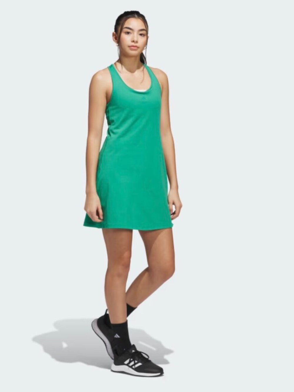 Adidas Train Essentials Summer Prep Dress – Semi Court Green – Medium – NWOT 💚